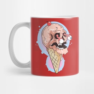 Skull Cherry Ice cream Mug